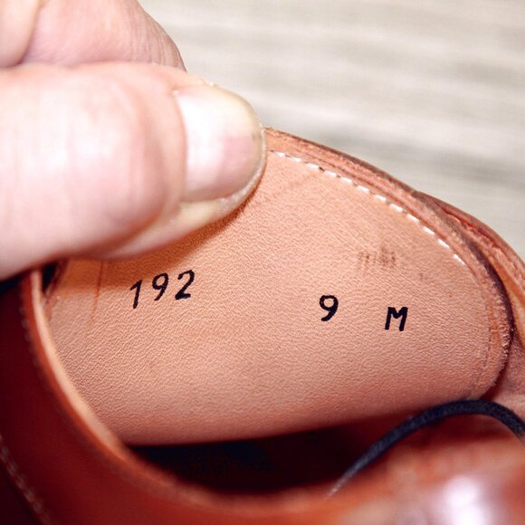 *NIB* $475 Nordstrom ZELLI Italia 9 M Verona Italian Derby Rust * add $15 Trees main image 9